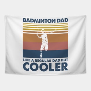 Badminton Dad Vintage Gift Father's Day Tapestry