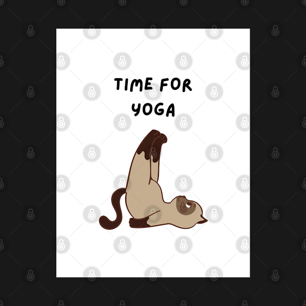 Time for Yoga Cat by 617406