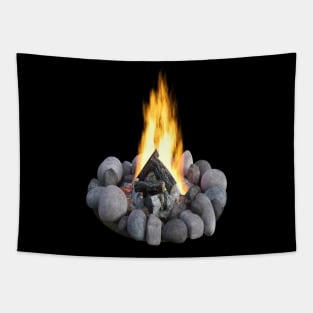 camp fire Tapestry