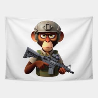 Tactical Monkey Tapestry