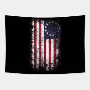 4th of July Patriotic Betsy Ross battle flag 13 colonies Tapestry