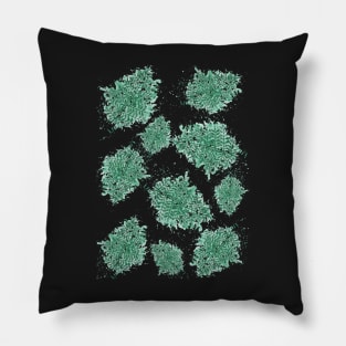 Compound Leaf Branch Print - Botanical water colour print Pillow