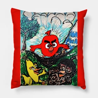 The Angry Birds Pillow