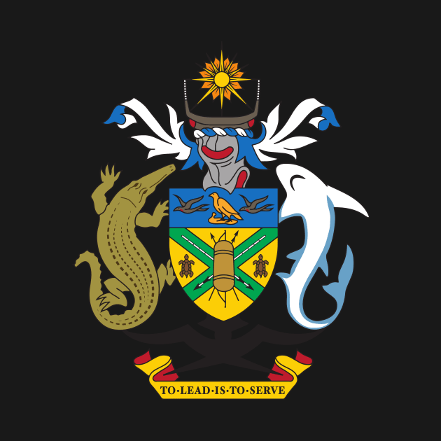 Coat of arms of the Solomon Islands by Flags of the World