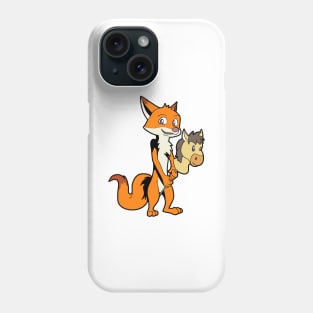 Fox Riding Hobby Horse - Hobby Horsing Phone Case