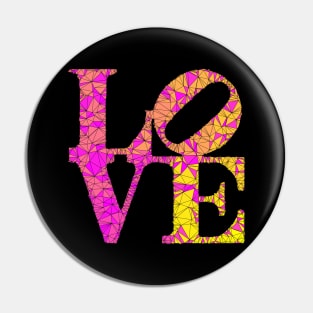 LOVE (Robert Indiana) Pin