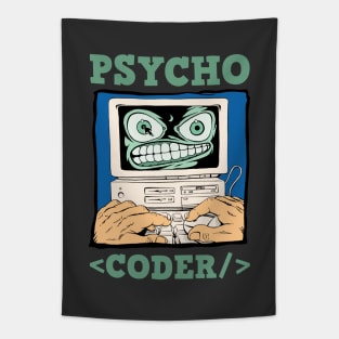 Psycho Coder Tapestry