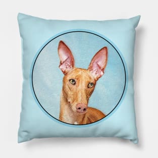 Pharaoh Hound Painting - Cute Original Dog Art Pillow