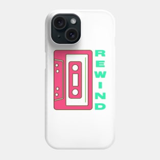 Retro Rewind Cassette Phone Case