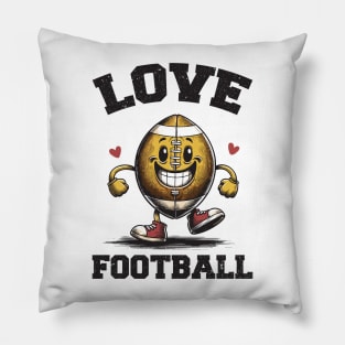 Love Football Pillow