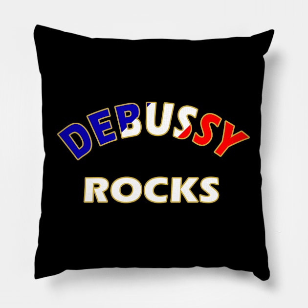 Debussy Rocks Pillow by Lyvershop