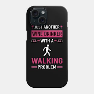 Wine Drinker Walking Phone Case