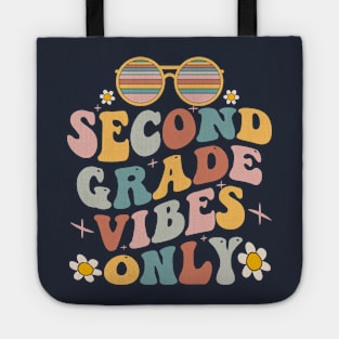 second grade vibes only fist day oof school Tote