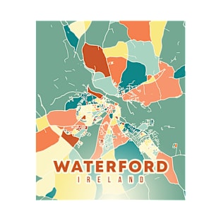 WATERFORD IRELAND: UNVEILING THE EMERALD CITY IN VINTAGE HUES T-Shirt