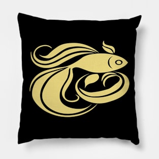 GOLDEN GOLDFISH Pillow