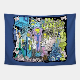 Dr. Langa Character Line Up Tapestry