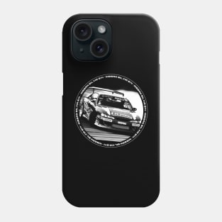 NISSAN SILVIA S14 KOUKI Black 'N White 4 (Black Version) Phone Case