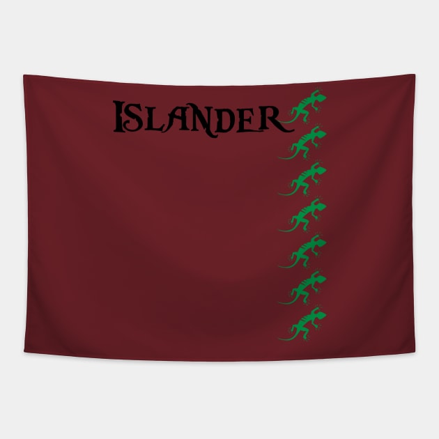 Islander Gecko Tapestry by islander