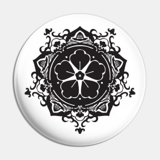 Decorative Ornament White Pin