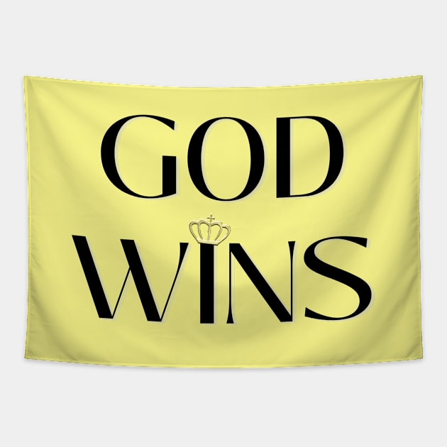 God Wins Tapestry by TheChristianStore