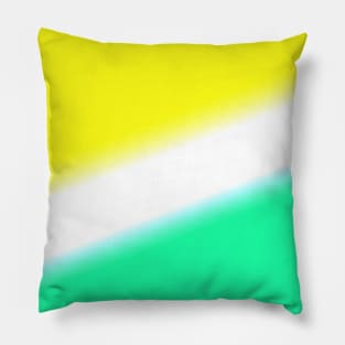 yellow green orange abstract texture Pillow