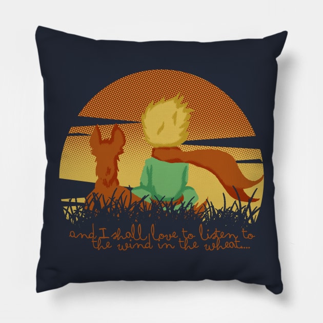 The prince and the fox Pillow by Potaaties