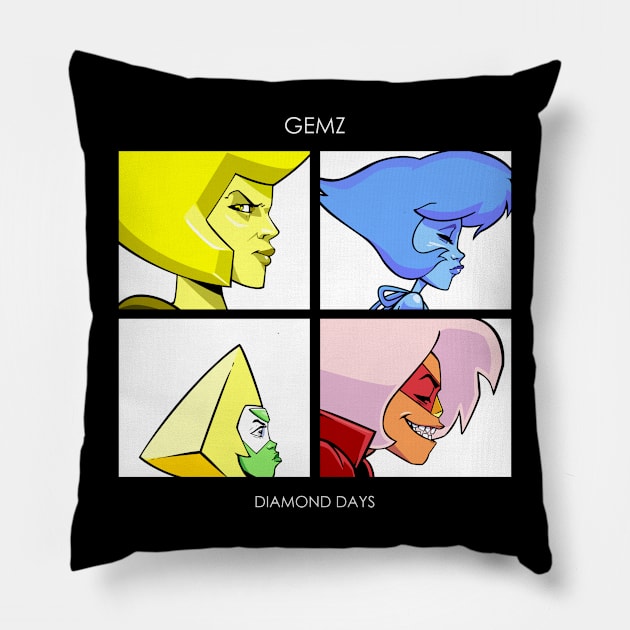 Diamond Days Pillow by boltfromtheblue