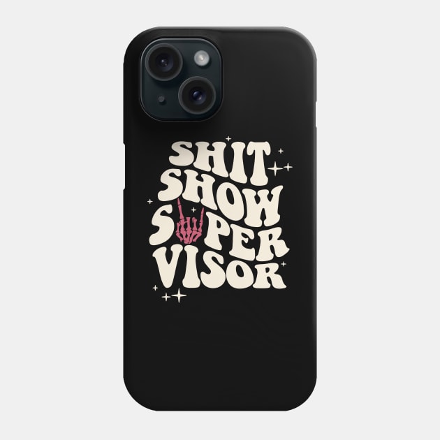 Shit Show Super Visor Phone Case by Gilbert Layla