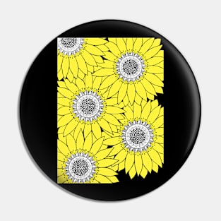 SUNFLOWER MANDALA Pin