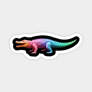 Crocodile Virtual Reality Computer Graphic Magnet