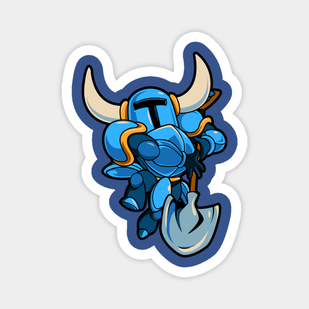 Shovel Knight Bounce Magnet by heavyaugust