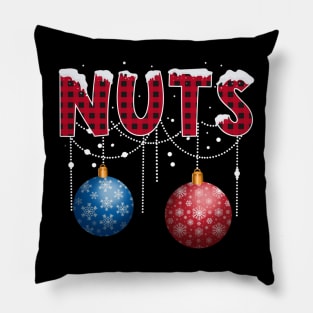 Chest Nuts Christmas Matching Couple Chestnuts Pillow