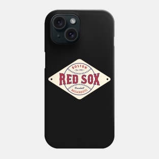 Boston Red Sox Diamond 2 by Buck Tee Originals Phone Case