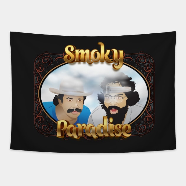 Smoky Paradise Tapestry by dojranliev