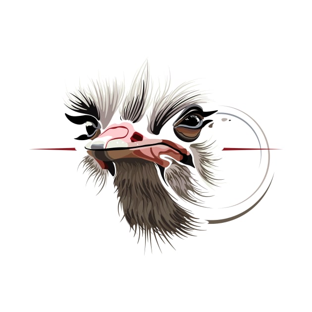 Sly Ostrich by masha