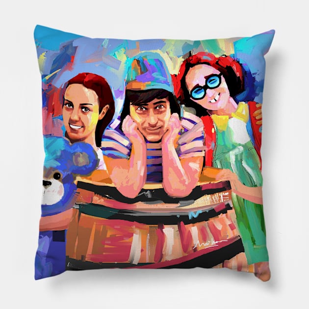 Chavo - Mis Amores High Quality Pillow by mailsoncello
