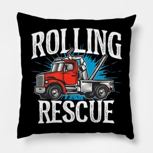 Tow truck Rolling Rescue Pillow