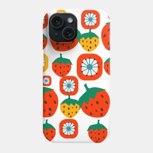 Dancing strawberries Phone Case