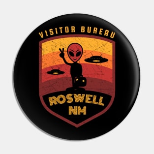 Roswell Visitor Bureau Pin