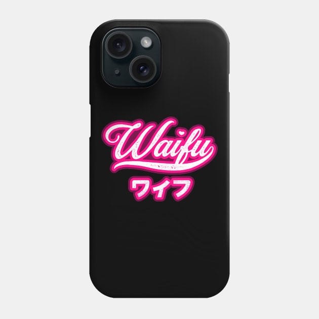 Funny Waifu cute anime Japanese Kanji Phone Case by AzulTigre