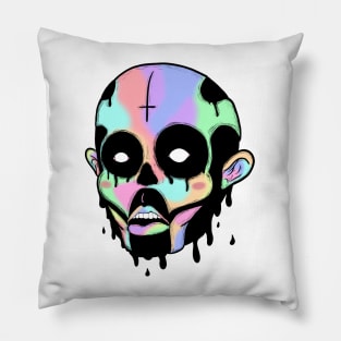 Melting Skull Pillow