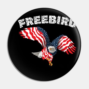 Free Bird Pin