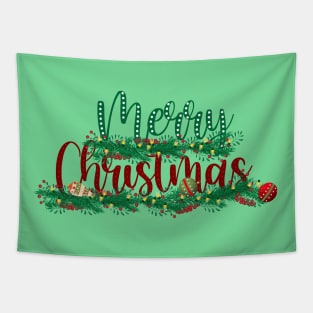 Merry Christmas Tee Tapestry