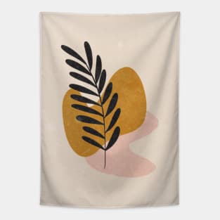 Boho Botanical leaves Tapestry