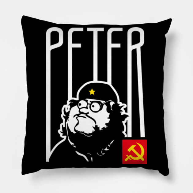 Peter Griffin Communist Che Guevara Peter Griffin Pillow Teepublic Peter griffin is the main character on the american animated television series family guy. teepublic