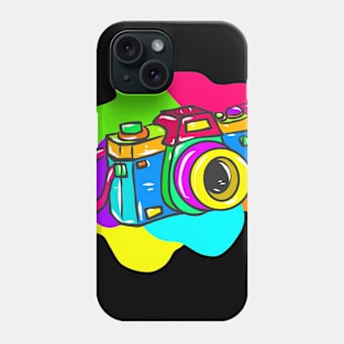 Neon Hippy 80s 90s Costume Retro Vintage Phone Case