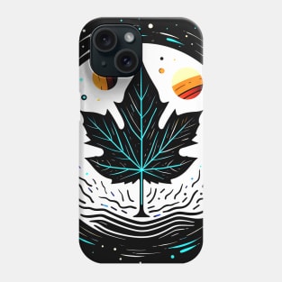 Maple Leaf abstract design Canada Day Design gift idea Phone Case