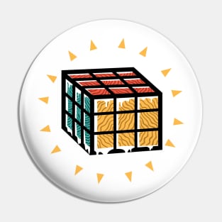 Rubicks cube Pin