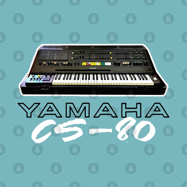 Yamaha CS-80 Analog Synthesizer Fanart Design by DankFutura