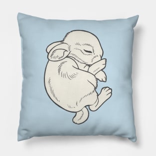 Baby Hase blau Pillow